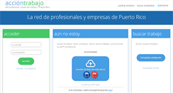 Desktop Screenshot of pr.acciontrabajo.com