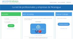 Desktop Screenshot of ni.acciontrabajo.com